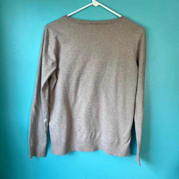 Loft Sweater Womens Embroidered Fox Detail Loft Outlet Size Large - Picture 2 of 4